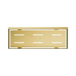 Koszyk prysznicowy 30x11 cm Omnires UN10335GLB złoty szczotkowany