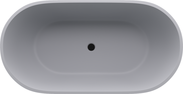 REDUTA wanna wolnostojąca 171x81x58cm, kompozyt, szary mat