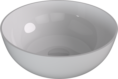 Przejdź do produktu BANERA ROUND umywalka kompozytowa nablatowa, średnica 39cm, biały