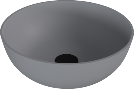 Przejdź do produktu BANERA ROUND umywalka kompozytowa nablatowa, średnica 39cm, szary mat