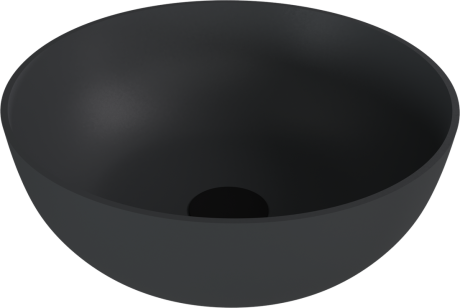 Przejdź do produktu BANERA ROUND umywalka kompozytowa nablatowa, średnica 39cm, antracyt mat