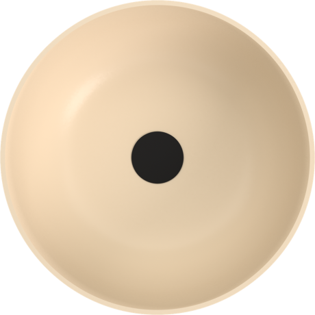 Przejdź do produktu BANERA ROUND umywalka kompozytowa nablatowa, średnica 39cm, beż mat