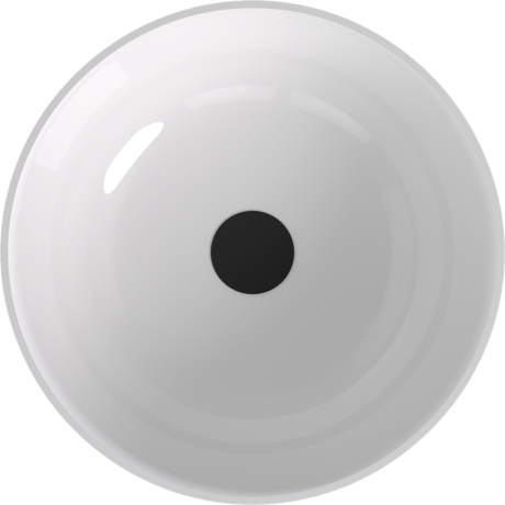 Przejdź do produktu BANERA ROUND umywalka kompozytowa nablatowa, średnica 39cm, biały/beż mat