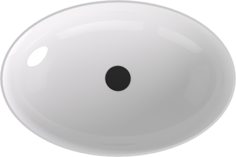 Przejdź do produktu BANERA OVAL umywalka kompozytowa nablatowa, 60x40cm, biały/antracyt mat