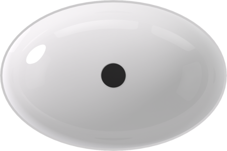 Przejdź do produktu BANERA OVAL umywalka kompozytowa nablatowa, 60x40cm, biały/brązowy mat