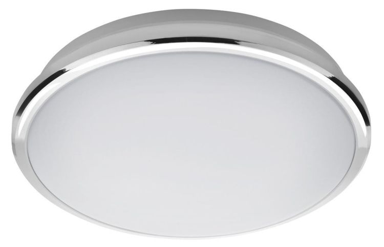 SILVER lampa sufitowa LED, średnica 28cm, 10W, 230V, 3000K/4000K/6500K, chrom