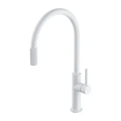 Bateria kuchenna 45 cm z zestawem filtrującym Omnires Switch SW9057-FD1WM biały mat