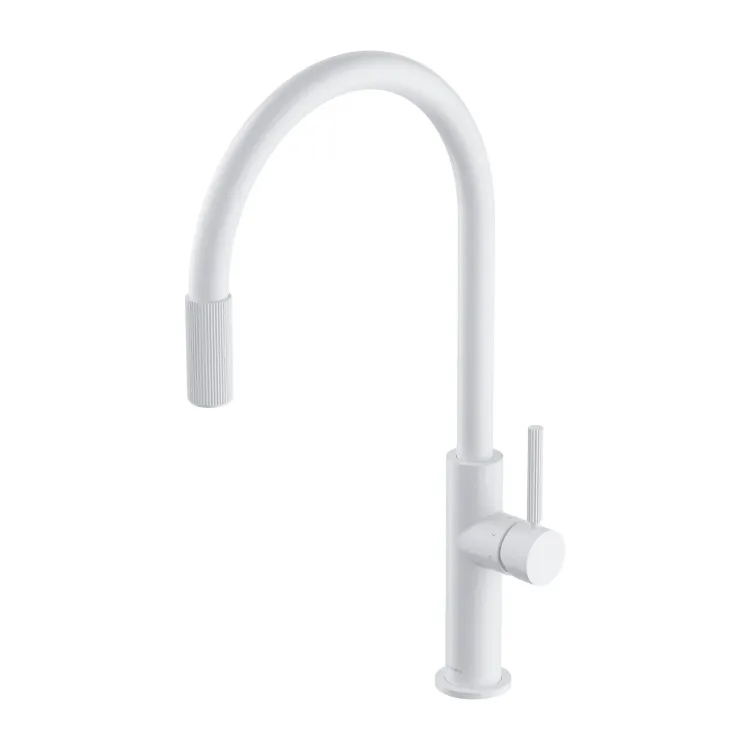 Bateria kuchenna 45 cm z zestawem filtrującym Omnires Switch SW9057-FD1WM biały mat