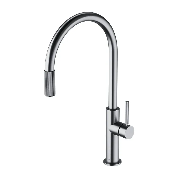 Bateria kuchenna 45 cm z zestawem filtrującym Omnires Switch SW9057-FD1NI nikiel szczotkowany