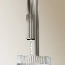 Bateria kuchenna 45 cm z zestawem filtrującym Omnires Switch SW9057-FD1NI nikiel szczotkowany