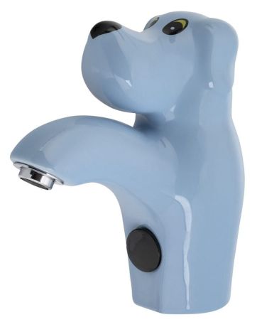 Przejdź do produktu Bateria sensorowa ceramiczna stojąca, 6V DC (4xAA), pies, niebieski