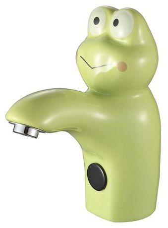 Przejdź do produktu Bateria sensorowa stojąca ceramiczna 6V DC (4xAA), żaba, zielony
