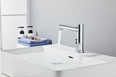 Przejdź do produktu Bateria sensorowa stojąca 6V DC (4xAA), stal nierdzewna mat