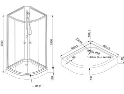 kabina 4 ścienna box prysznicowy z brodzikiem 90x90 cm.JPG