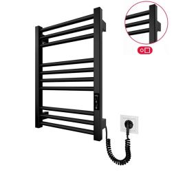 Grzejnik elektryczny 57x43 cm HF Derby 6.1.0400.06.BM czarny matowy