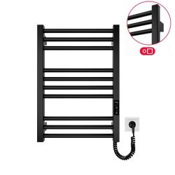 Grzejnik elektryczny 57x43 cm HF Derby 6.1.0400.06.BM czarny matowy