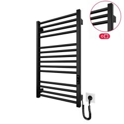 Grzejnik elektryczny 77x53 cm HF Derby 6.1.0402.06.BM czarny matowy