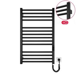 Grzejnik elektryczny 77x53 cm HF Derby 6.1.0402.06.BM czarny matowy