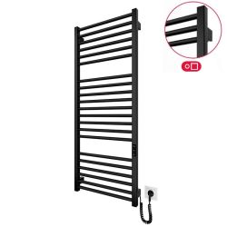Grzejnik elektryczny 117x53 cm HF Derby 6.1.0404.06.BM czarny matowy