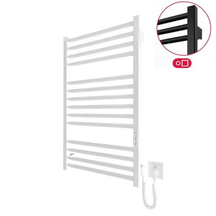 Grzejnik elektryczny, suszarka 77x53 cm HF Derby 6.1.0402.06.WM biały matowy