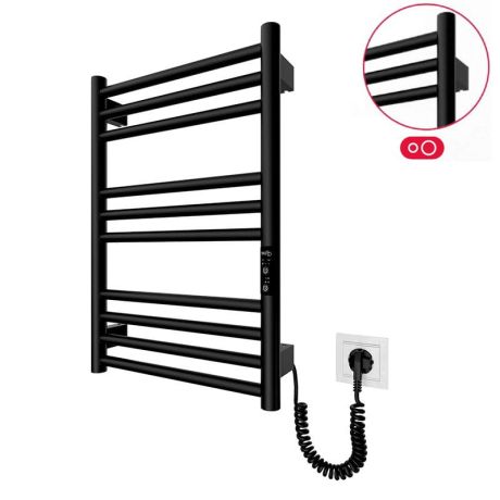 Przejdź do produktu Grzejnik elektryczny 57x43 cm HF Greenwich 6.1.0300.06.BM czarny matowy