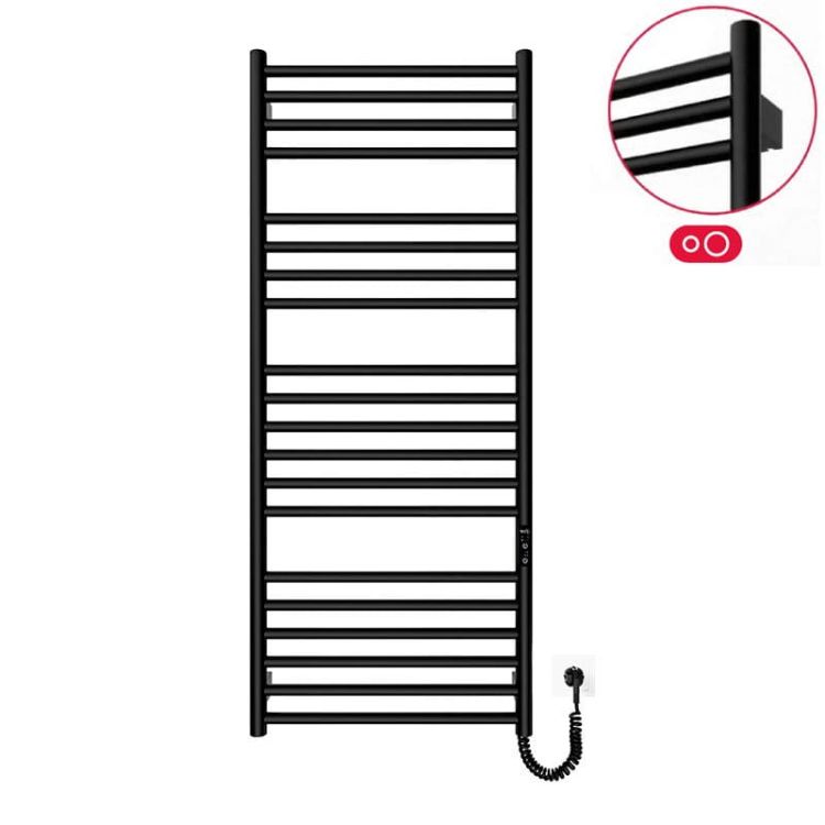 Grzejnik elektryczny 117x53 cm HF Greenwich 6.1.0304.06.BM czarny mat