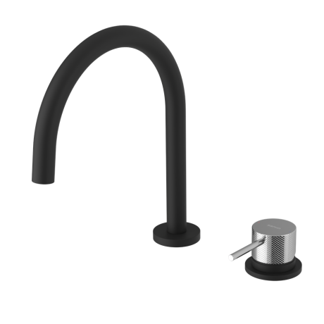 Przejdź do produktu ULTRASAN bateria umywalkowa podtynkowa 2-elementowa, czarny mat/chrom