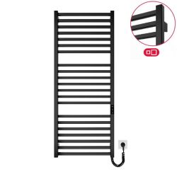 Grzejnik elektryczny 117x53 cm HF London 6.1.0104.06.BM czarny mat