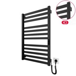 Grzejnik elektryczny 77x53 cm HF Oxford 6.1.0201.06.BM czarny mat