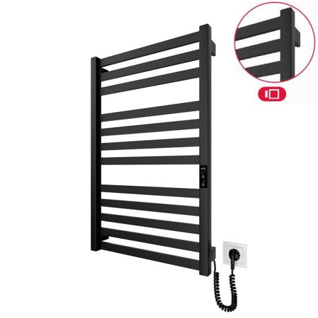 Przejdź do produktu Grzejnik elektryczny 77x53 cm HF Oxford 6.1.0201.06.BM czarny mat