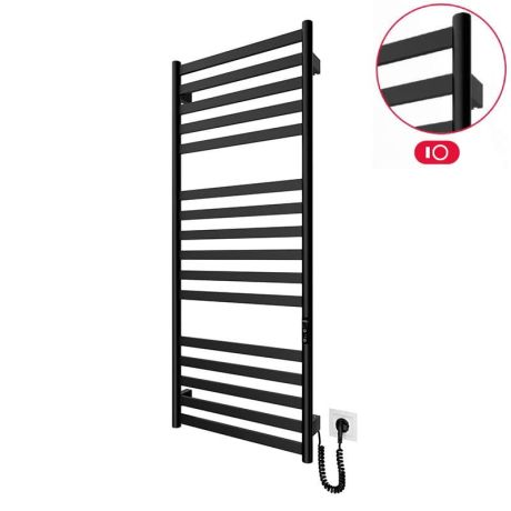 Przejdź do produktu Grzejnik elektryczny, suszarka elektryczna 117x53 cm HF York 6.1.0503.06.BM czarny mat