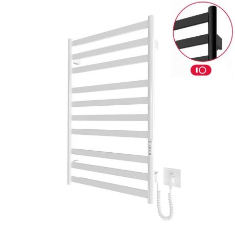 Przejdź do produktu Grzejnik elektryczny, suszarka elektryczna 77x53 cm HF York 6.1.0501.06.WM biały mat