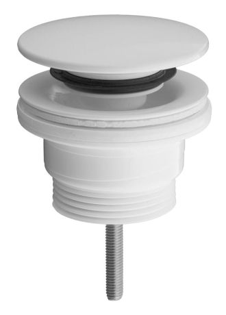 Przejdź do produktu Korek umywalkowy 5/4“, klik-klak, duży grzybek, ABS/biały