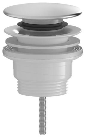 Przejdź do produktu Korek umywalkowy 5/4“, klik-klak, duży grzybek, 4-45mm, ABS/stal nierdzewna
