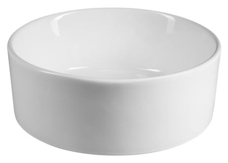 Przejdź do produktu Umywalka ceramiczna nablatowa, średnica 40cm, biały