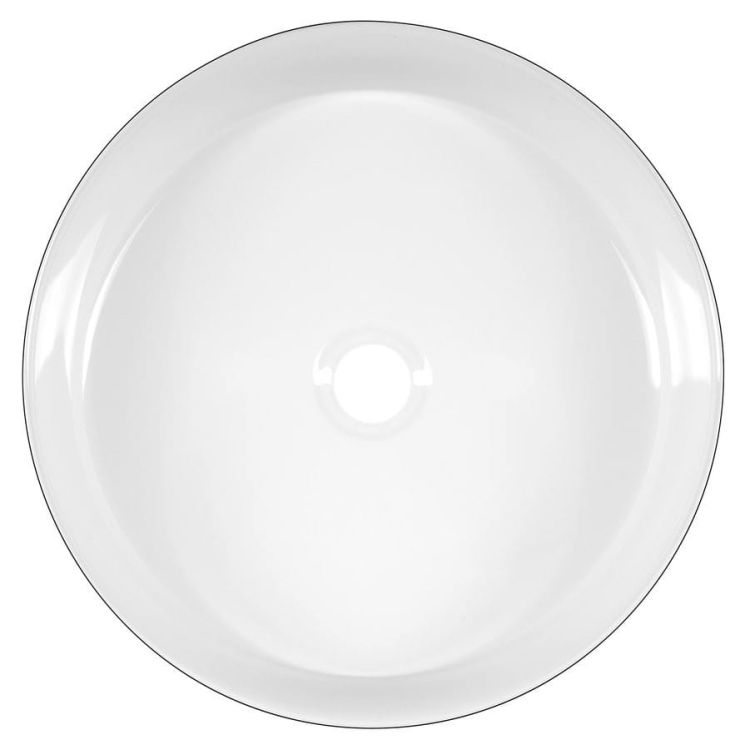 MARGITHA umywalka ceramiczna 38x22cm, otwór na baterię po prawej stronie, beżowy
