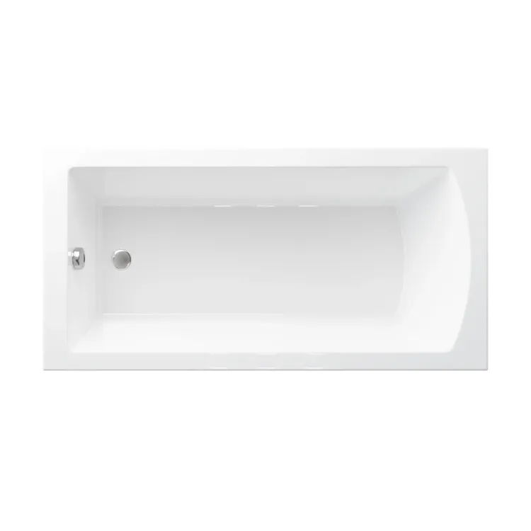 Wanna prostokątna 150x75 cm Polimat Tola 00601 biały
