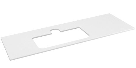 Przejdź do produktu BRAHEA Rockstone blat z otworem 131,6x51,5cm, lewa, biały mat