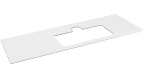 Przejdź do produktu BRAHEA Rockstone blat z otworem 131,6x51,5cm, prawa, biały mat