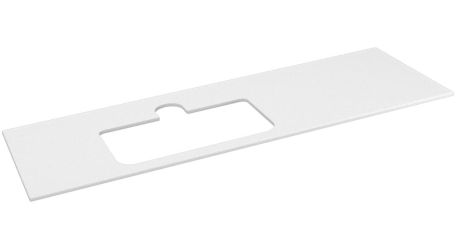 Przejdź do produktu BRAHEA Rockstone blat z otworem 146,6x51,5cm, lewa, biały mat