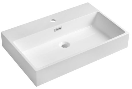Przejdź do produktu AQUATIC umywalka kompozytowa 70x46cm, biały