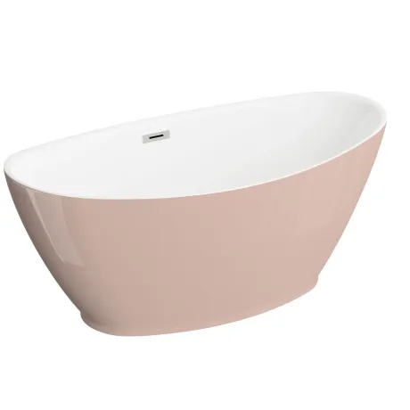 Przejdź do produktu Wanna wolnostojąca 150x75 cm Polimat Mango 00522 róż połysk