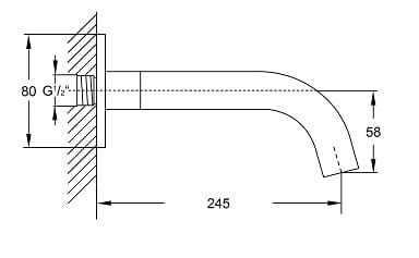 Przejdź do produktu Wylewka Steinberg seria 100 chrom 1002320