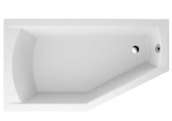 Wanna narożna asymetryczna 160x90 cm Polimat Selena 00953 lewa