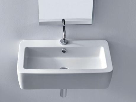 Przejdź do produktu Umywalka podwieszana 70x43 cm Kerasan Ego 325001