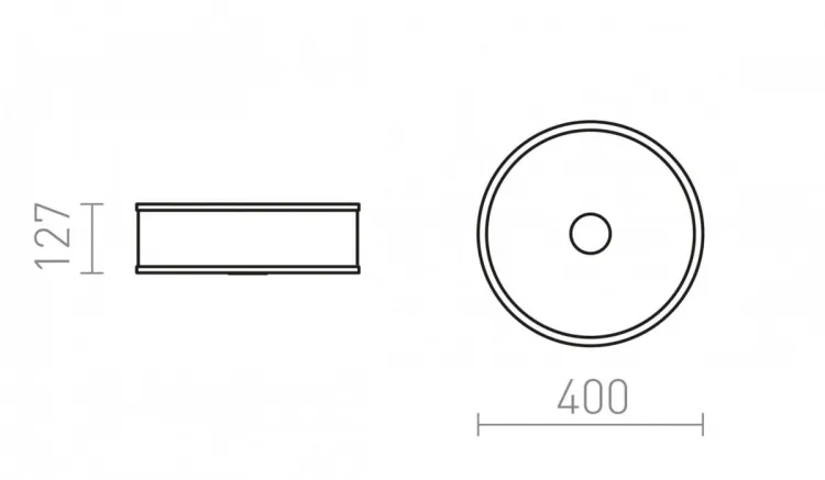 CASSABLANCA  LED 40  sufitowa  chrom 230V LED 35W  3000K