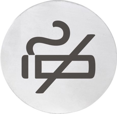 Przejdź do produktu Tabliczka "Zakaz palenia" 75x75x2mm, stal nierdzewna mat