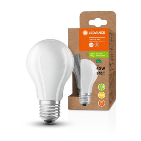 Przejdź do produktu OSRAM ULTRA ECONOMY 210lm/W Classic A   mat 230V E27 LED EQ60  3000K
