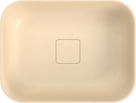 Przejdź do produktu BANERA SQUARE umywalka kompozytowa nablatowa, 50x36cm, beż mat
