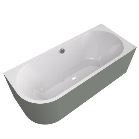 Przejdź do produktu VIVA R MONOLITH wanna wolnostojąca przyścienna 180x75x60cm, biały/verde